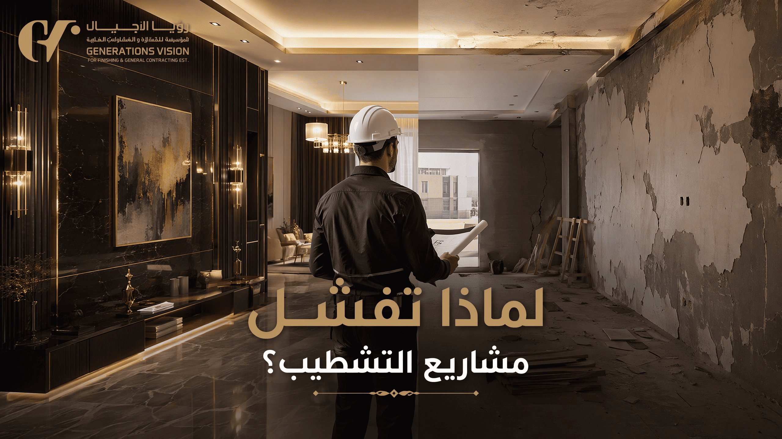 لماذا تفشل مشاريع التشطيب؟ وكيف تحمي نفسك