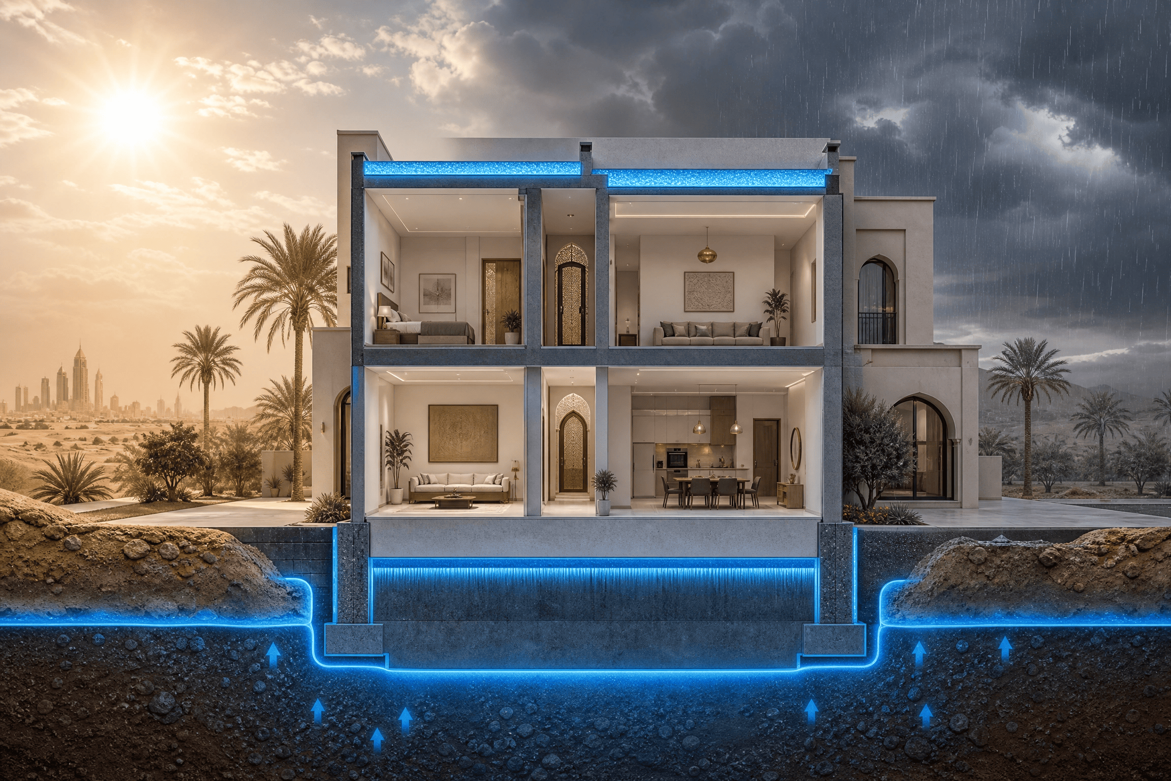 كيف تحمي مبناك من الرطوبة في المناخ السعودي؟