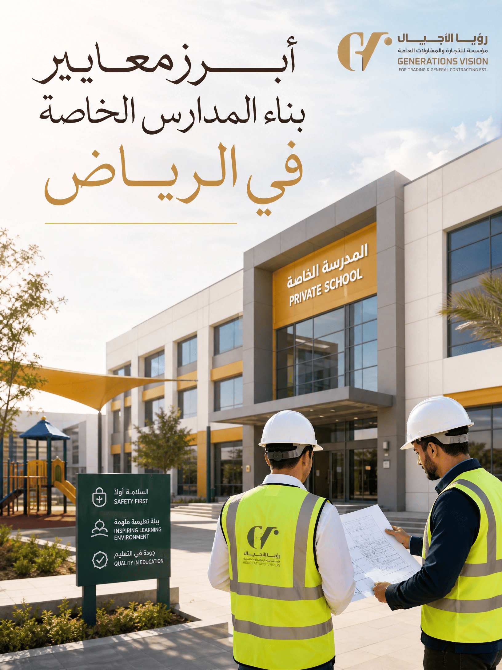 معايير بناء المدارس الخاصة في الرياض