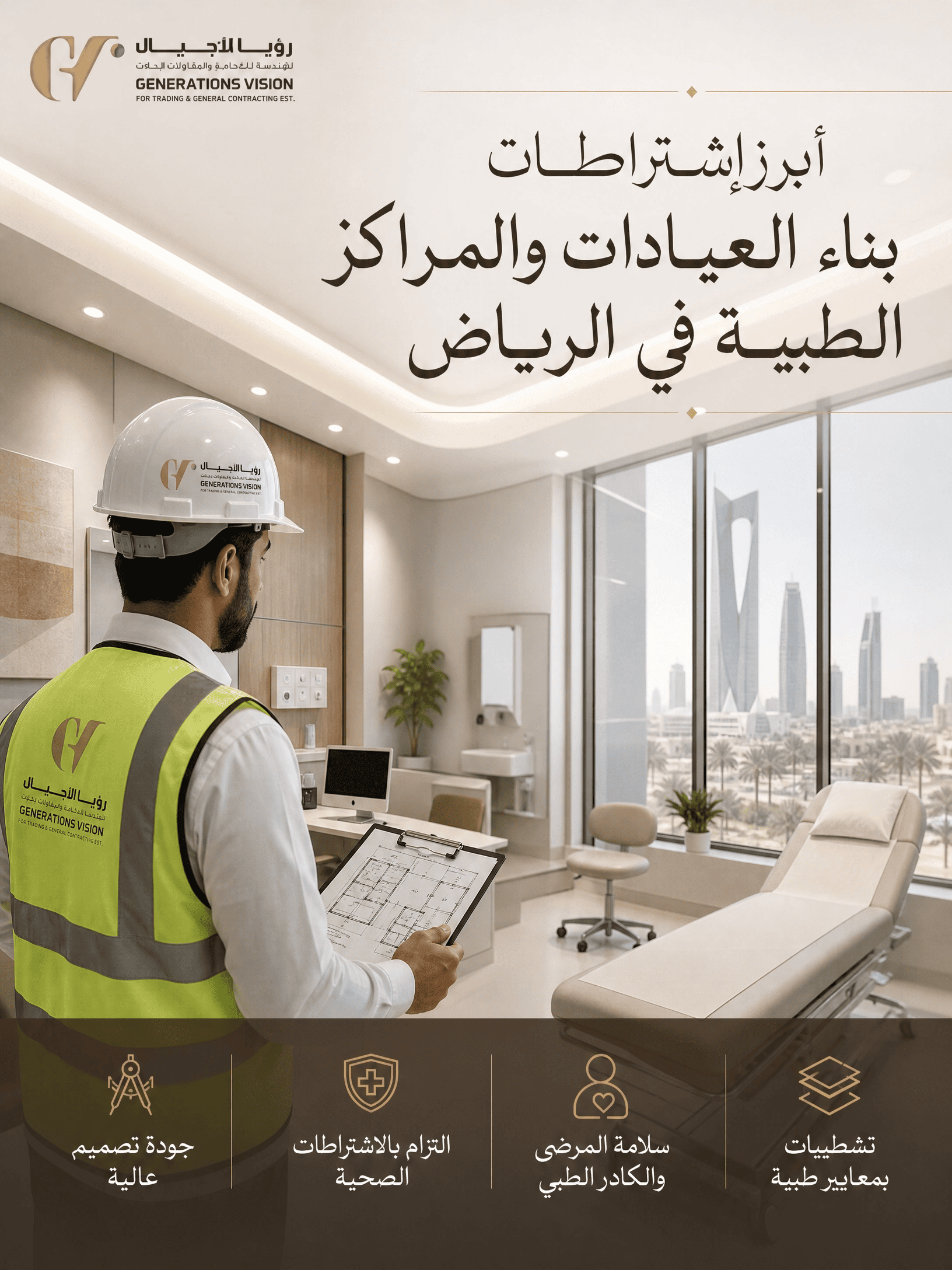 اشتراطات بناء العيادات والمراكز الطبية في الرياض