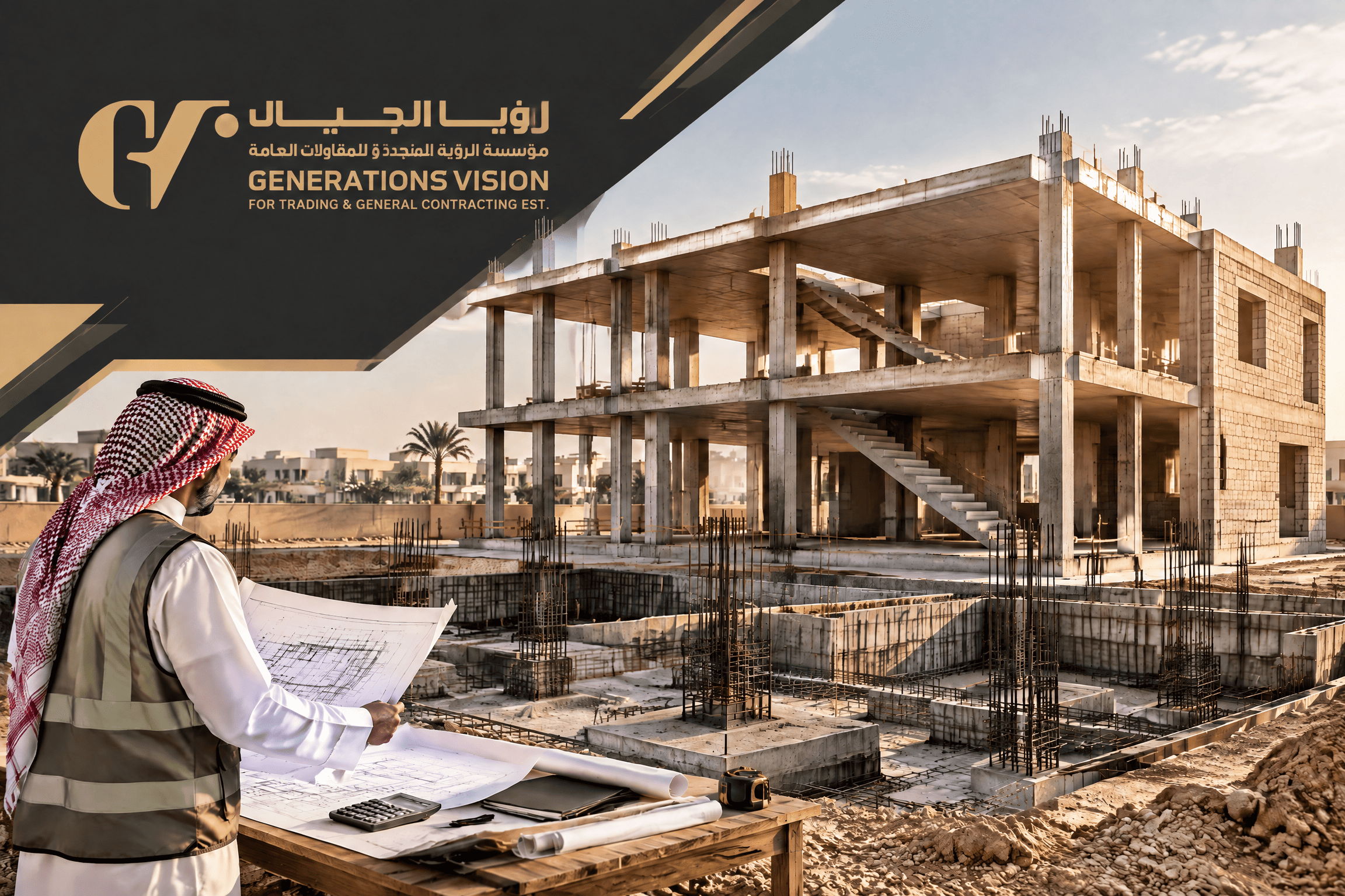 كم تكلفة بناء عظم في الرياض 2026؟ تفصيل سعر المتر حسب نوع الهيكل