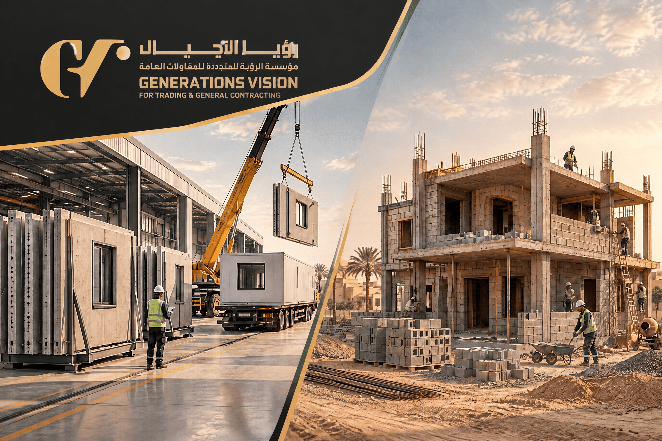 البناء التقليدي مقابل البناء الجاهز (Prefab): أيهما أنسب لمشروعك؟